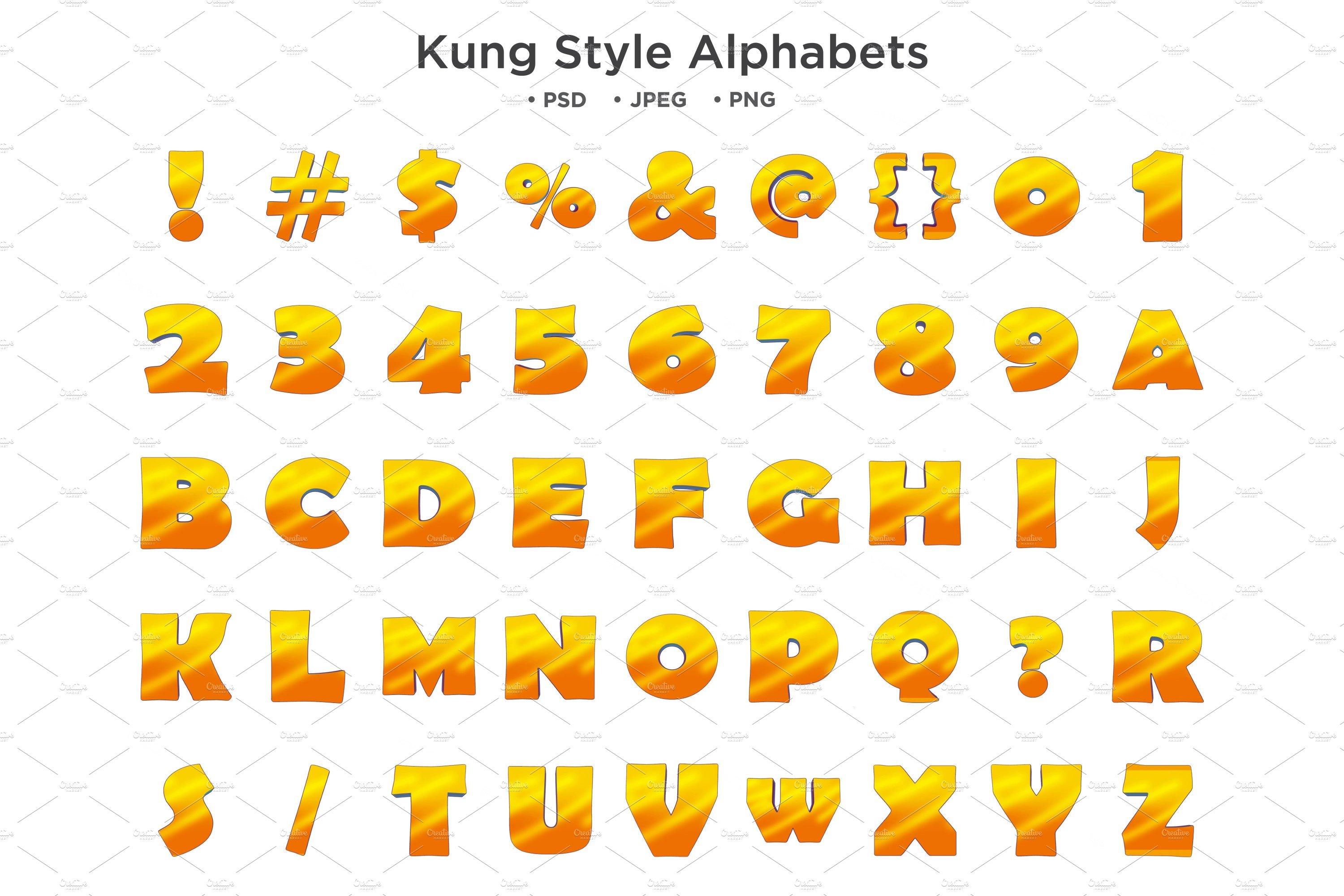 KUNG Style Alphabet Typographycover image.