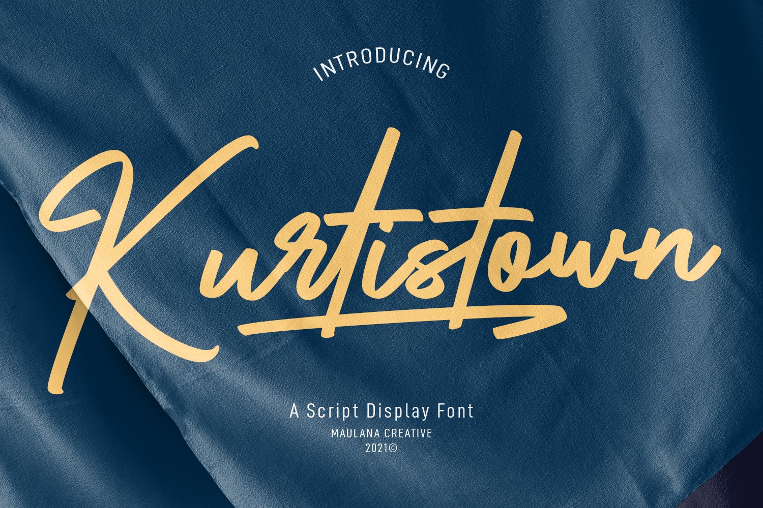 Kurtistown Script Font cover image.