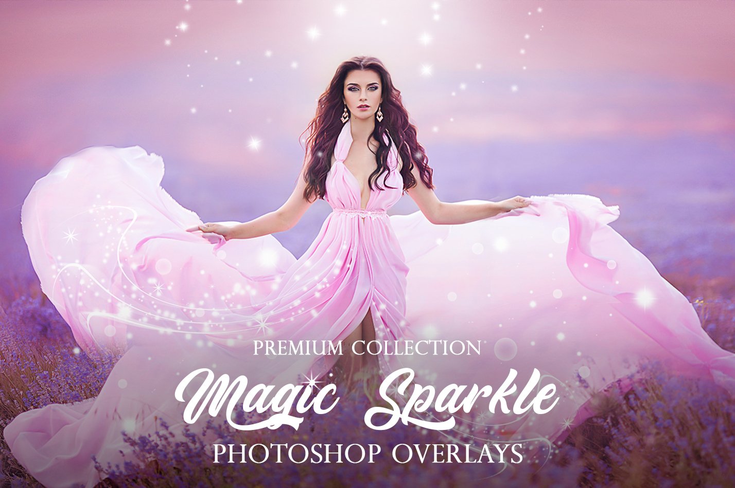 Magic Sparkle Photoshop Overlayscover image.