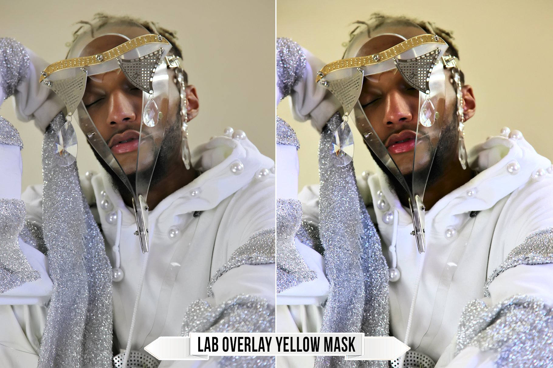 lab overlay yellow mask 54