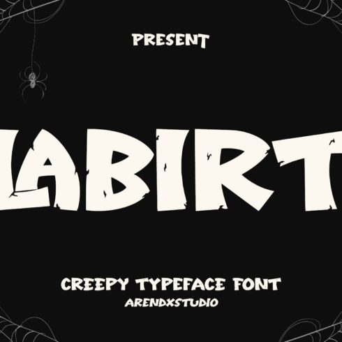 Labirt - Creepy Typeface Font cover image.