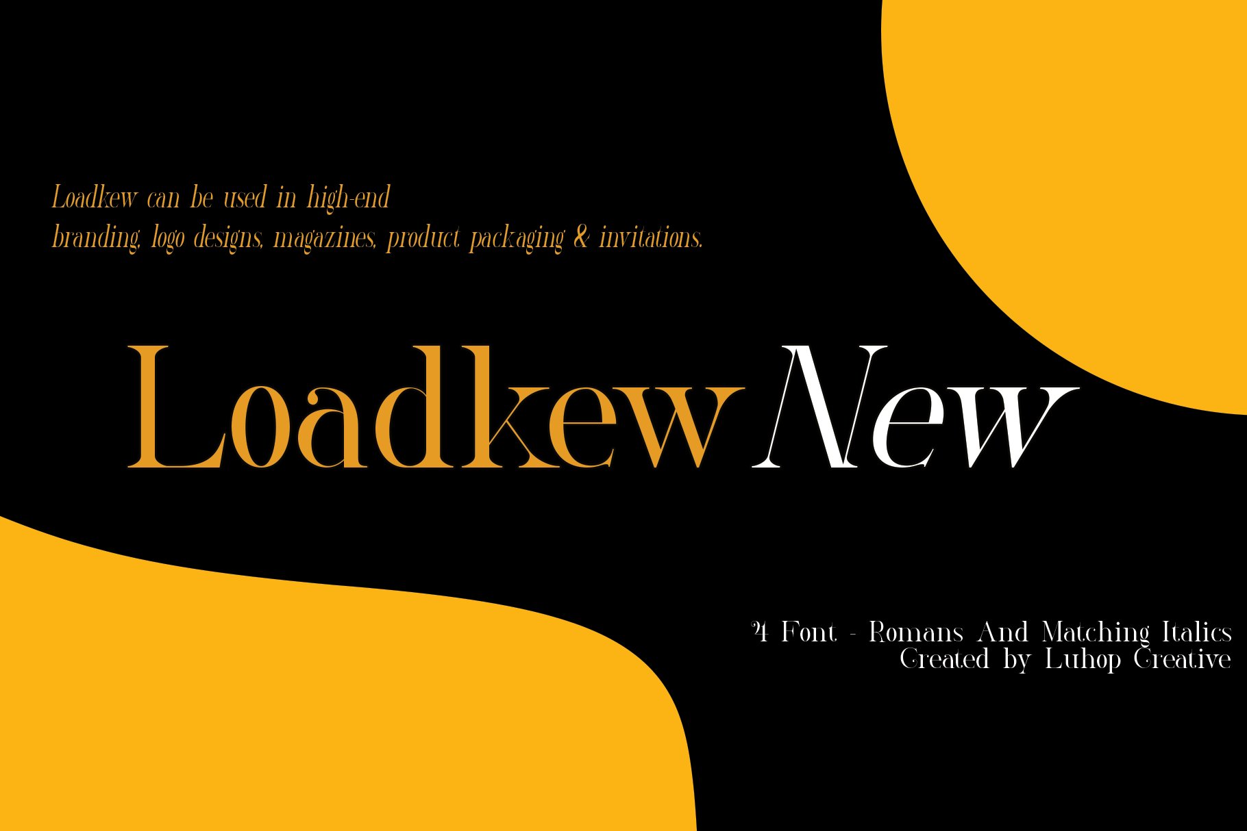 Loadkew Modern Serif Typeface cover image.