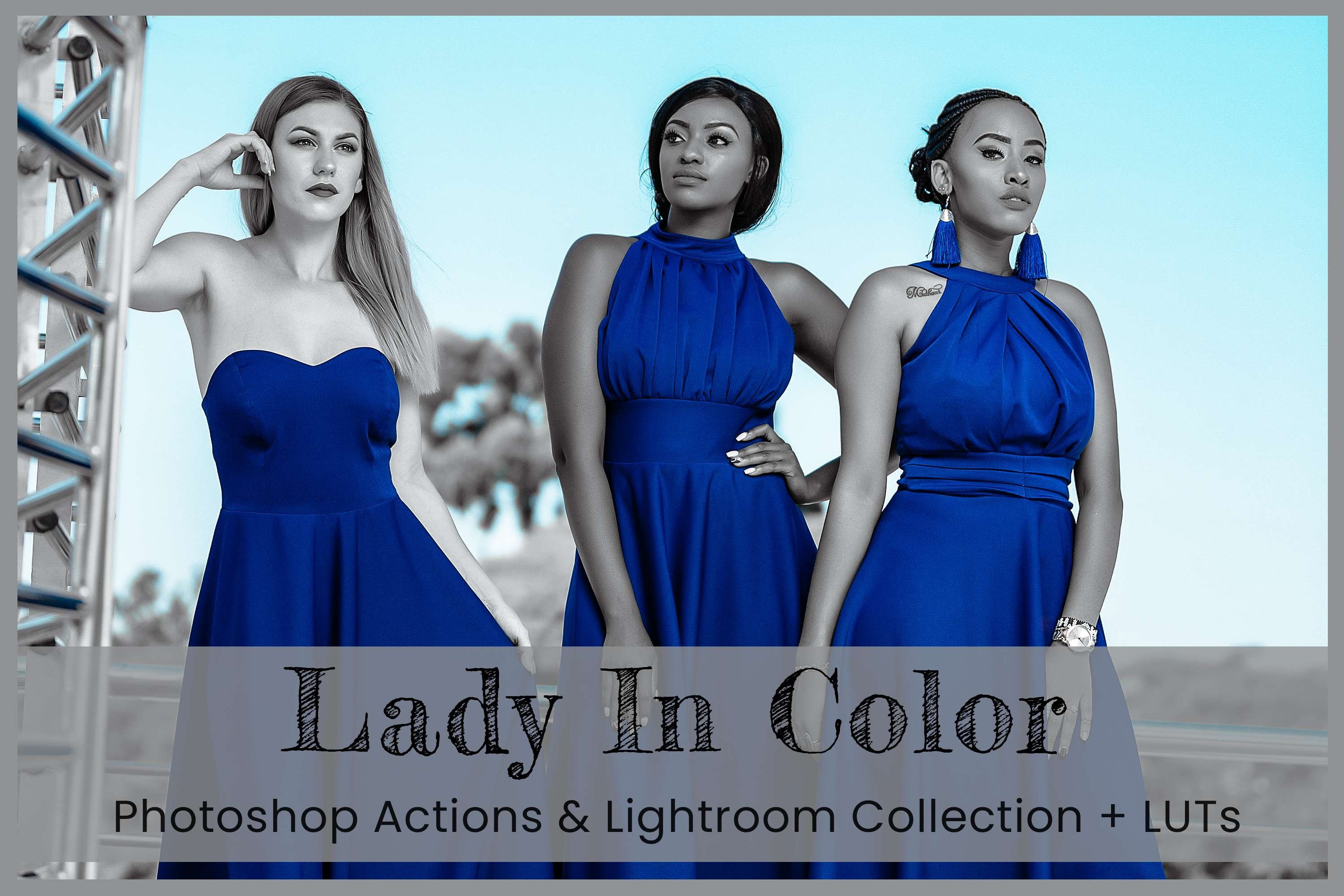 12 Lady In Color Photo Presetscover image.