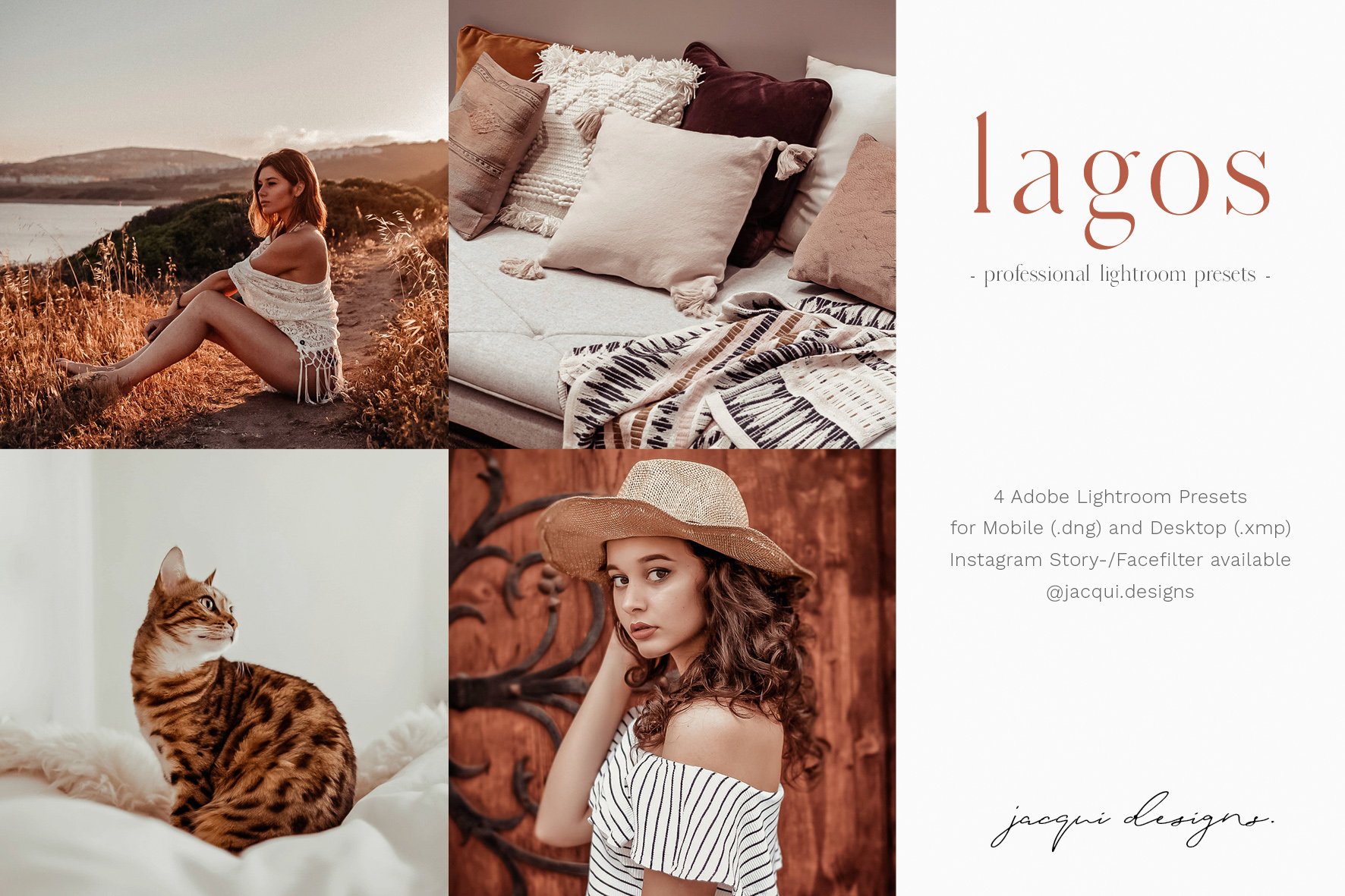 Lagos Lightroom Preset Packcover image.