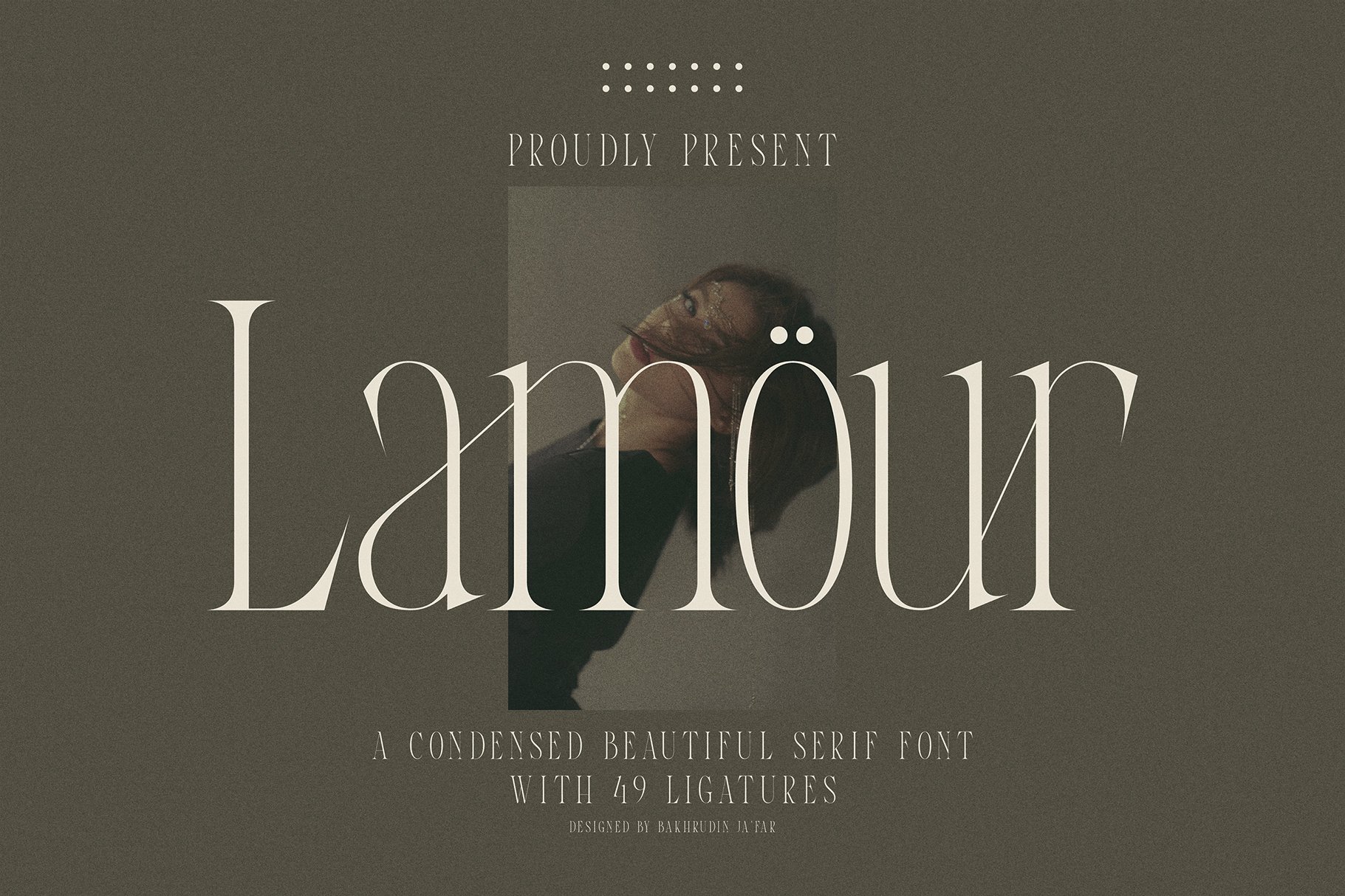 Lamour | Modern Cool Serif cover image.