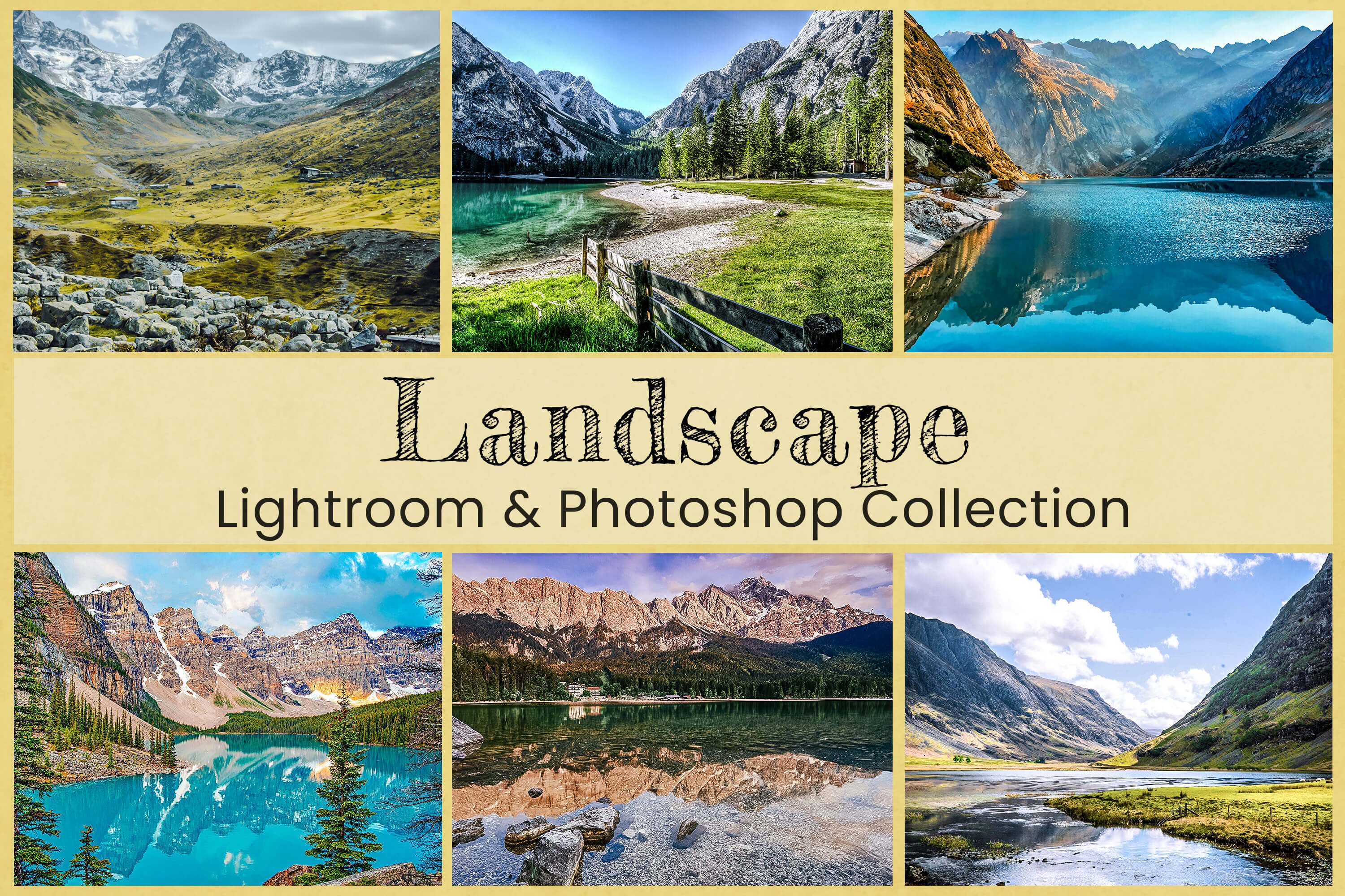 Landscape Lightroom Preset Photoshopcover image.