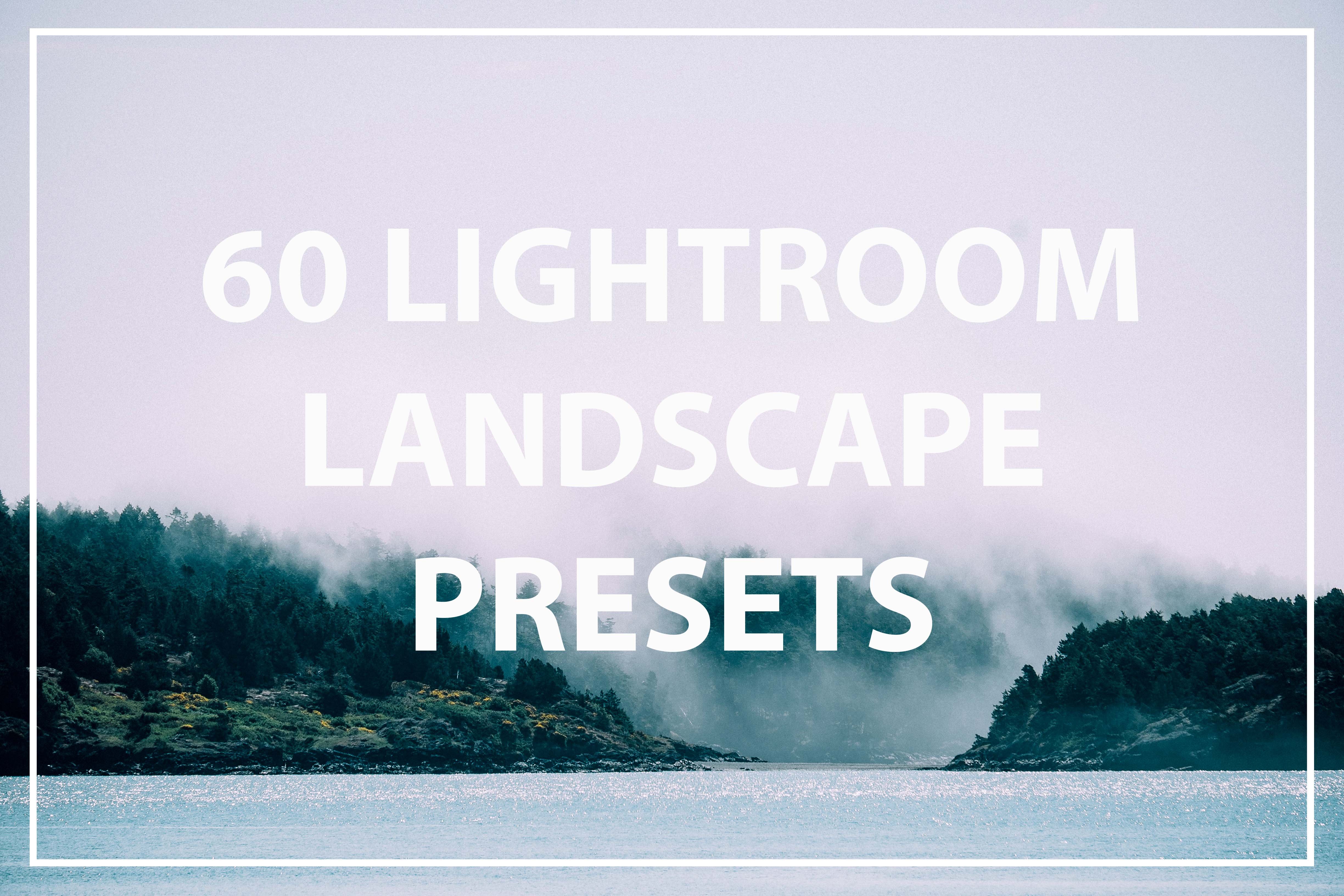 60 Landscape Lightroom Presetscover image.