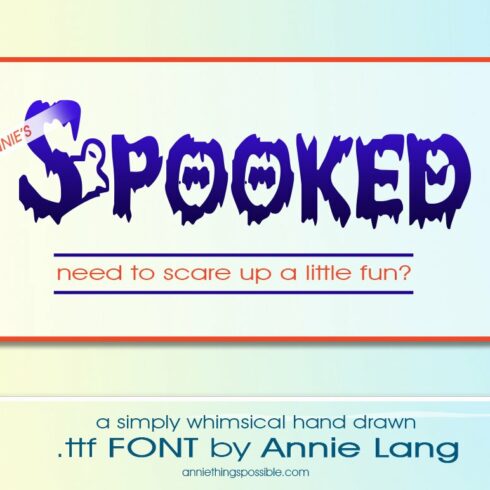 Annie's Spooked Font cover image.