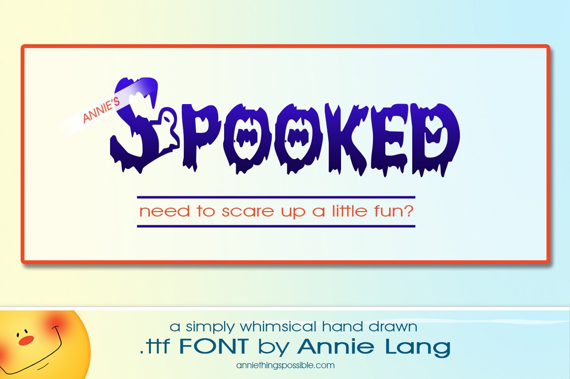 Annie's Spooked Font cover image.