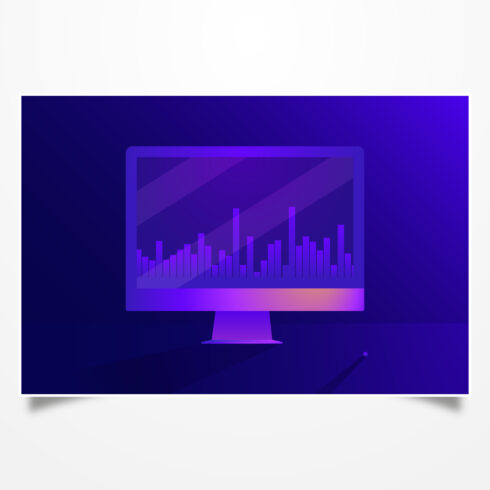 Laptop mockup Background Vector cover image.