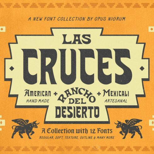 Las Cruces Font Collection + Extrascover image.