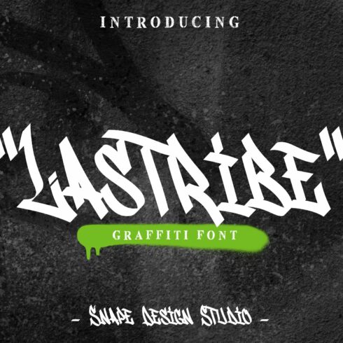 Lastribe - Graffiti Font cover image.