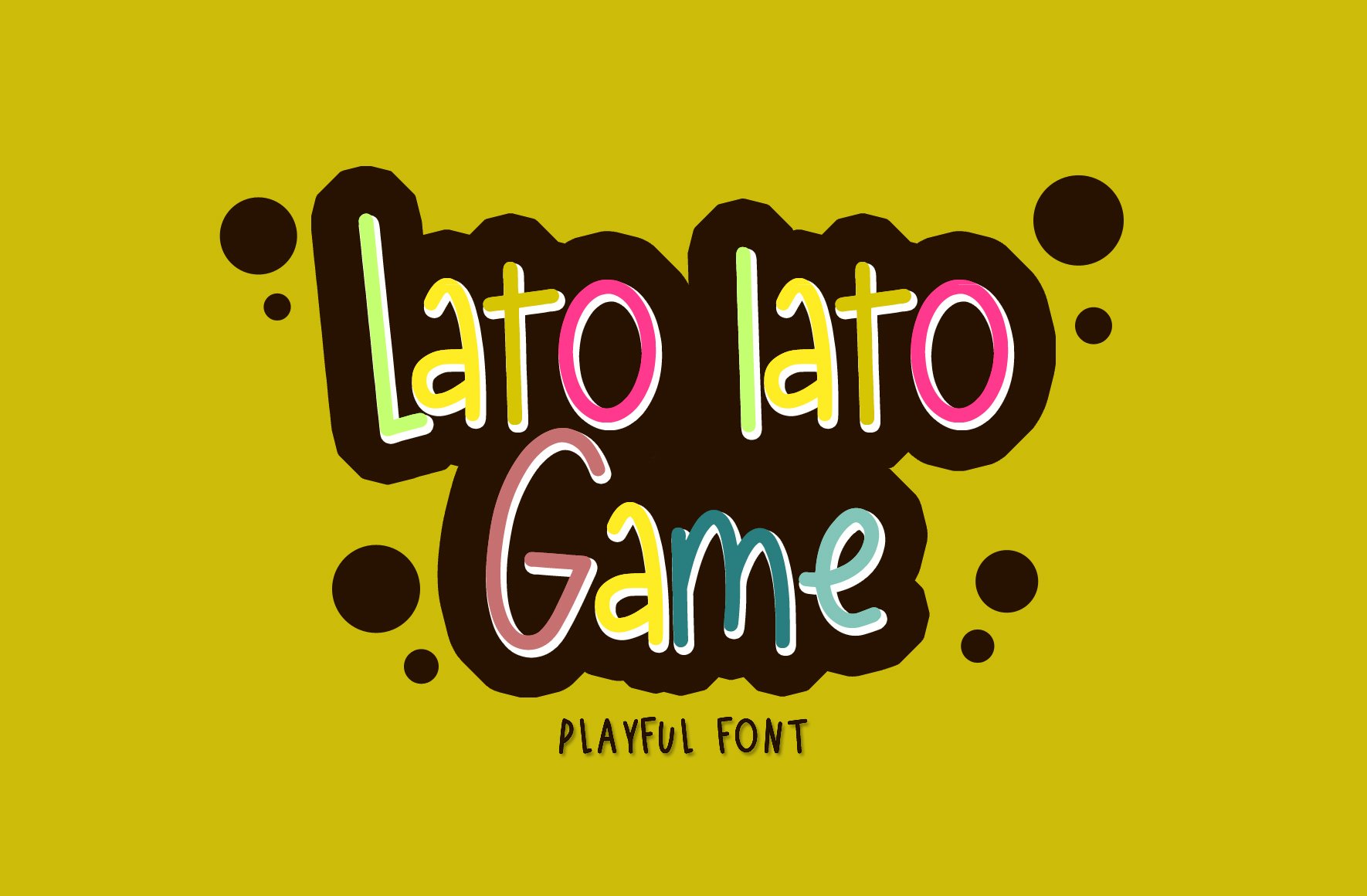 Lato lato Game - Playful Font cover image.