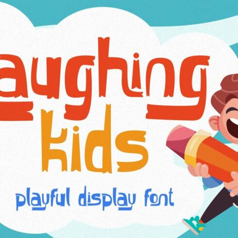 Laughing Kids - Playful Display Font cover image.