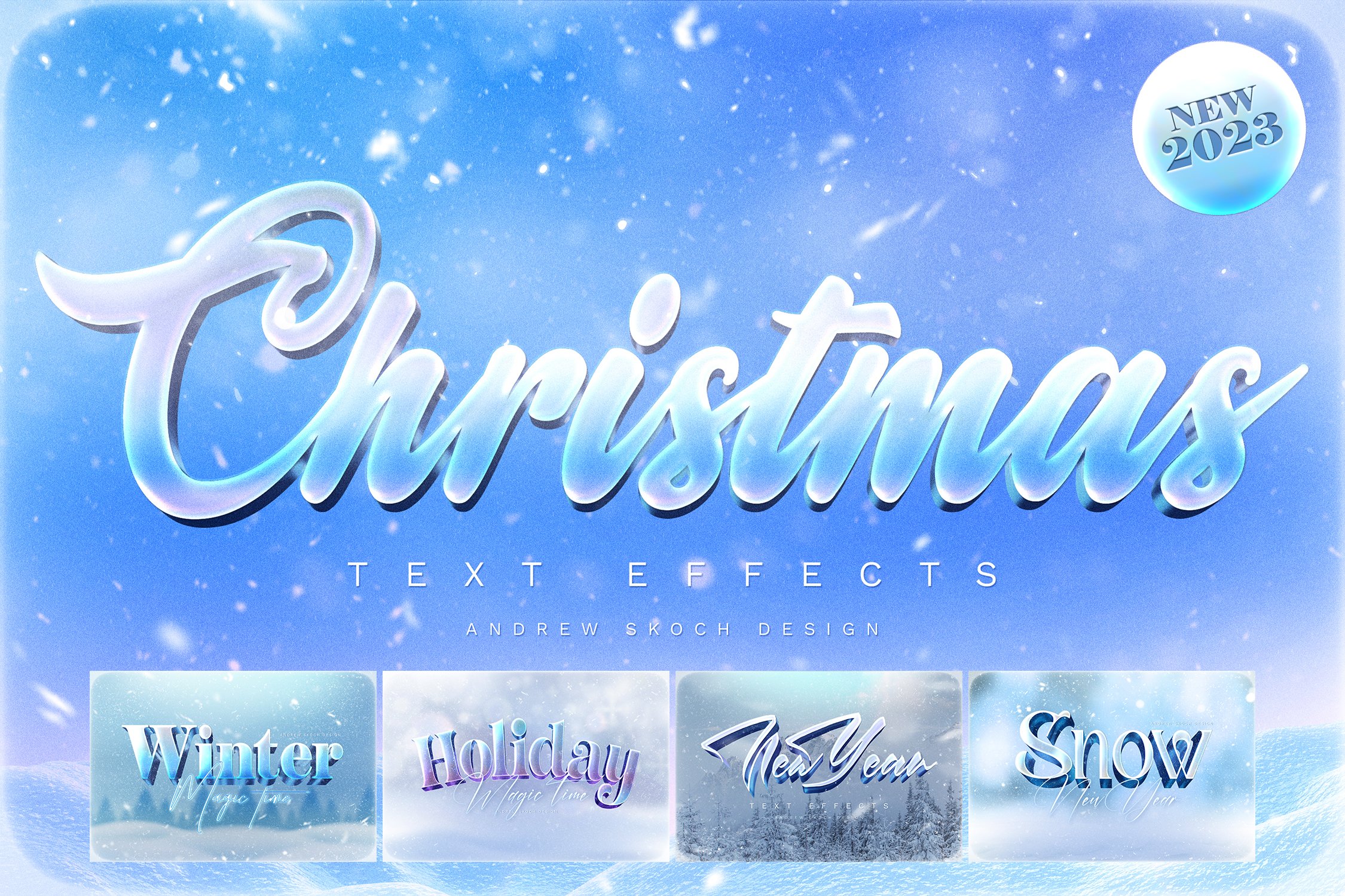 Christmas Text Effectscover image.