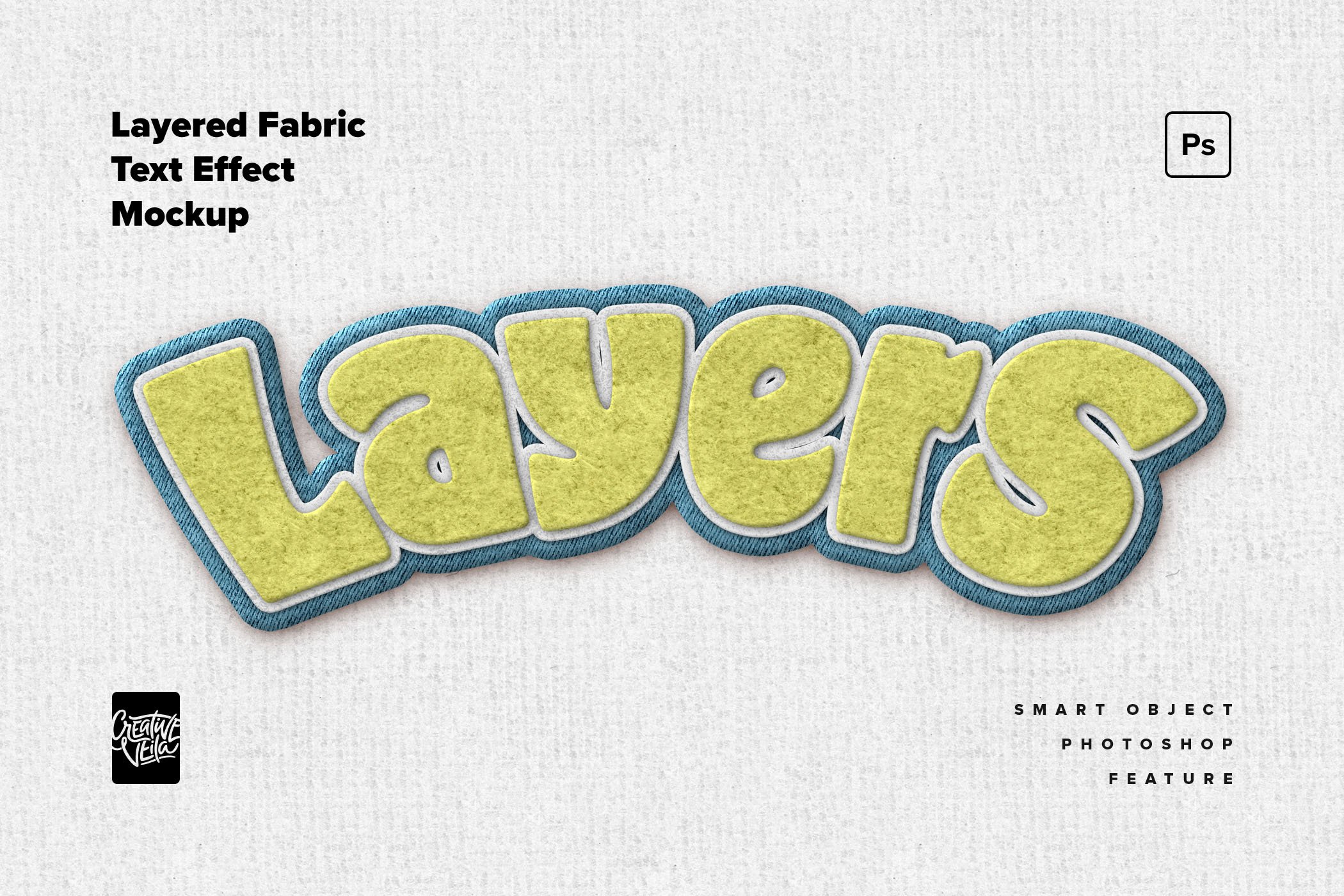 layered fabric text effect mockup by creative veila 04 86