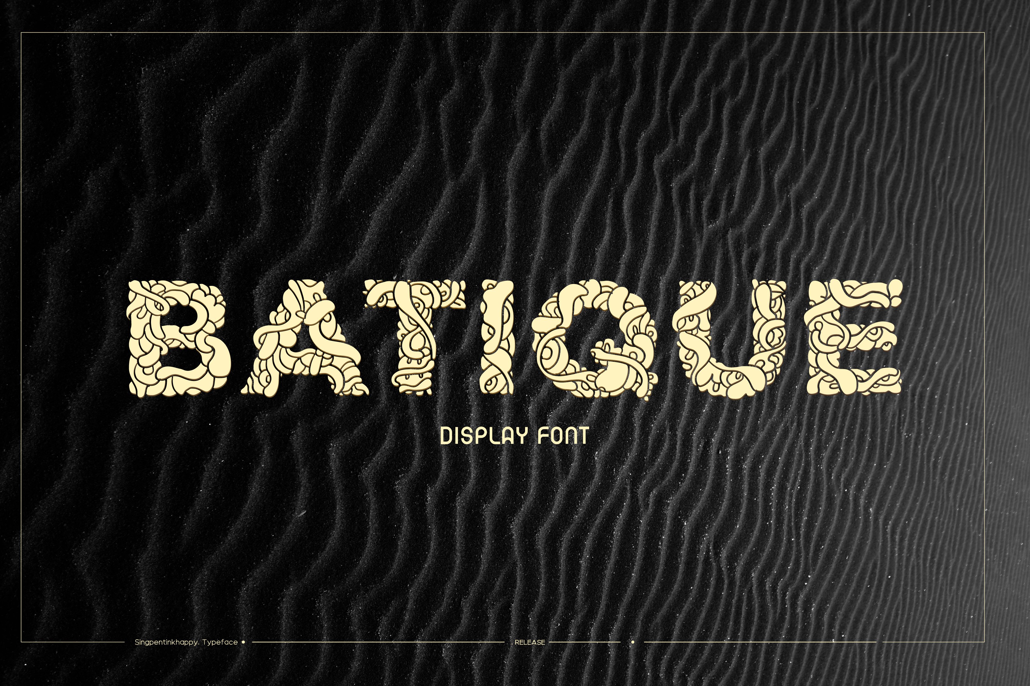 Batique - Batik Display Font cover image.