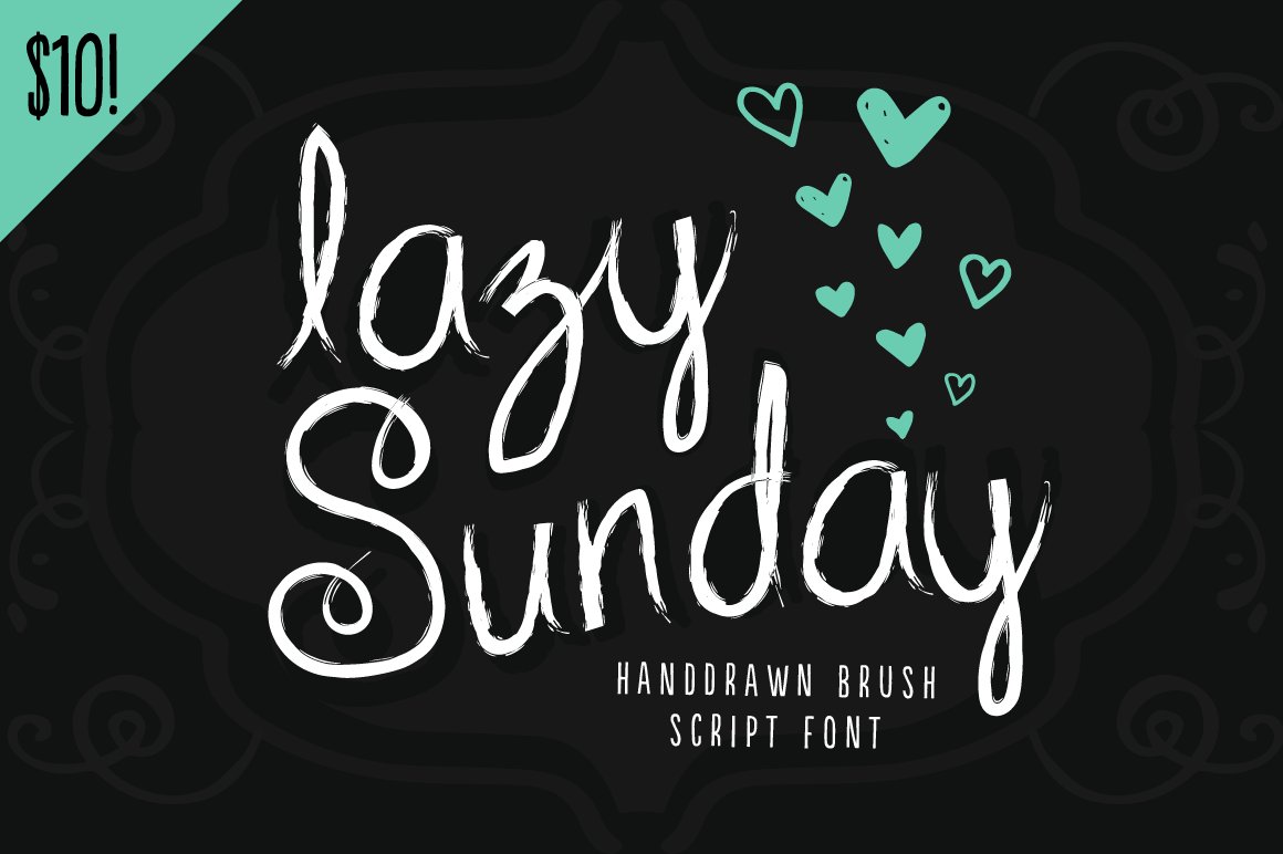 Lazy Sunday - Script Font cover image.