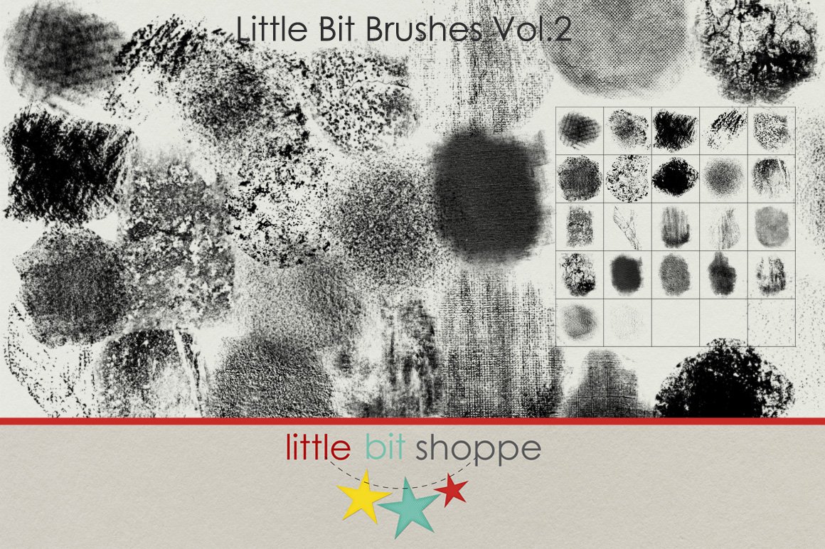 Little Bit Brushes Vol.2preview image.