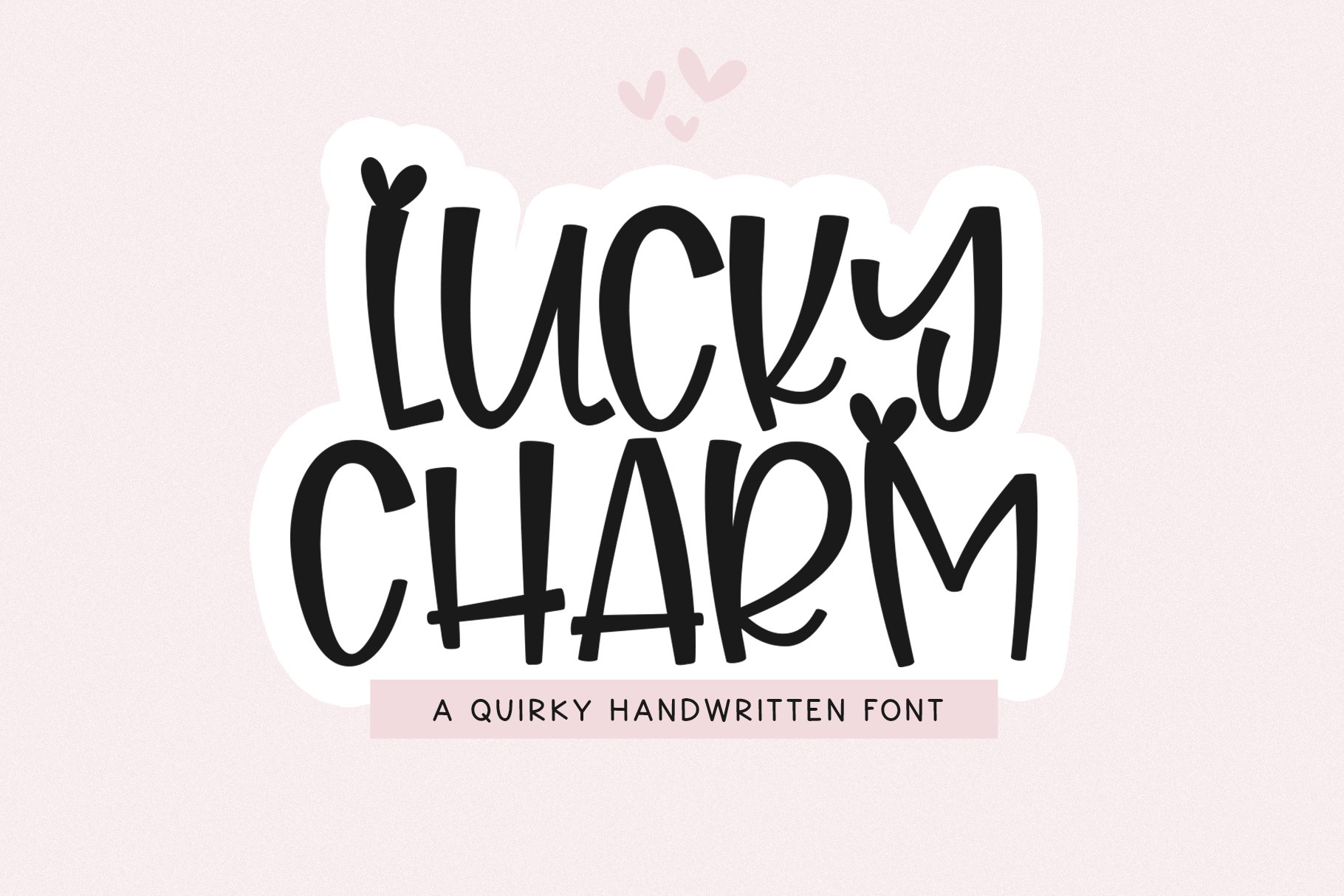 Lucky Charm - A Handwritten Font cover image.