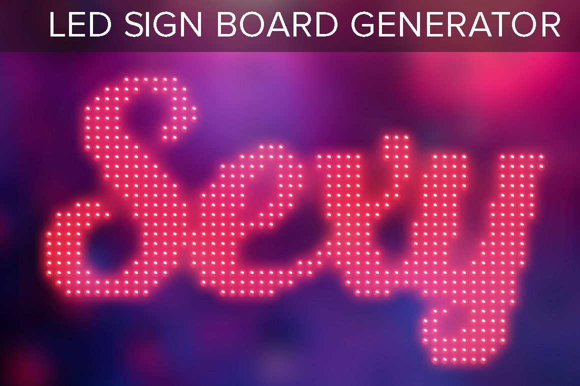 led sign board generator 04 970
