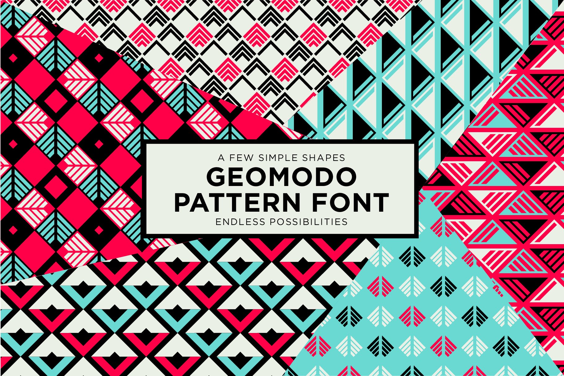 GEOMODO FONT & VECTOR cover image.