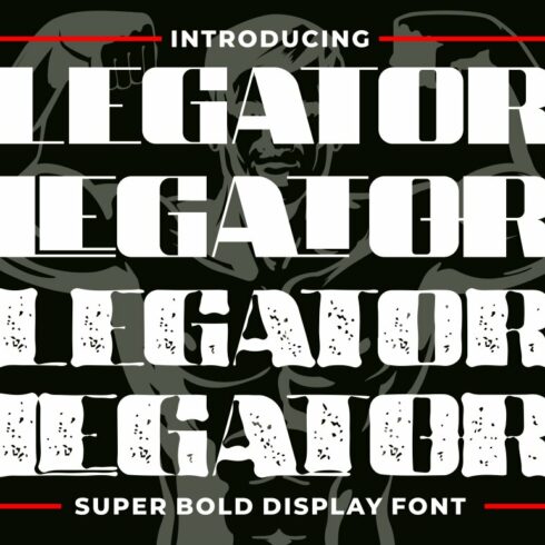 Legator - Super Bold Display Font cover image.