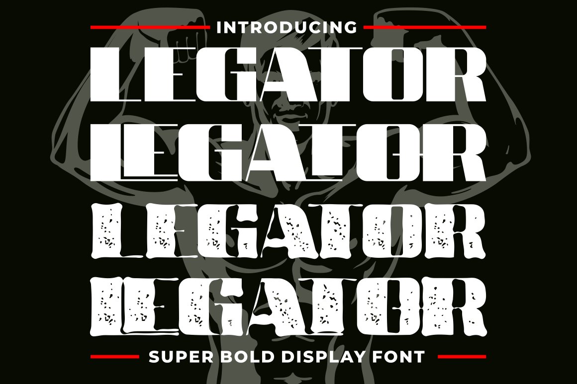 Legator - Super Bold Display Font cover image.