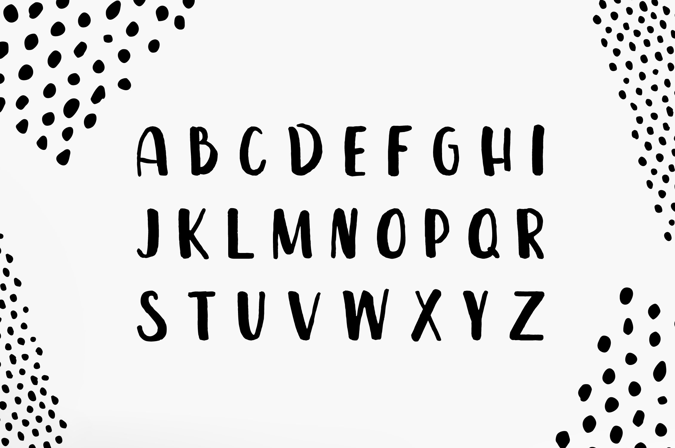 Leira Hand Drawn Brush Font preview image.