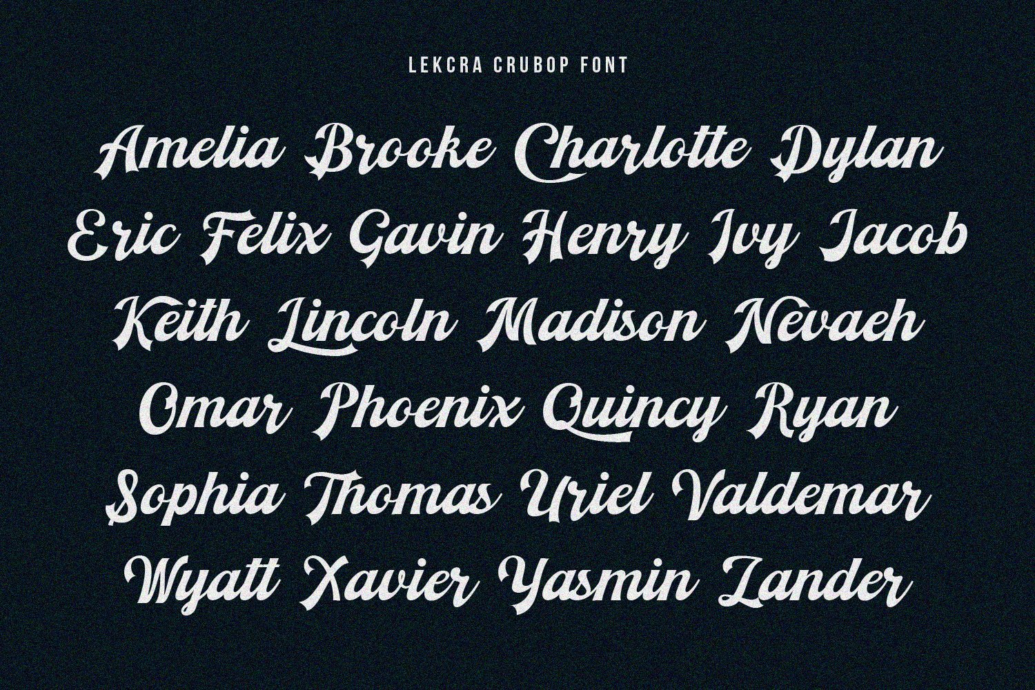 lekcra crubop font 6 940