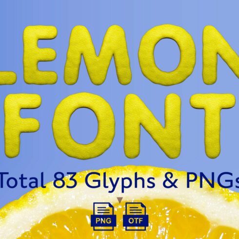 Lemon 3D Lettering Set & Color Font cover image.