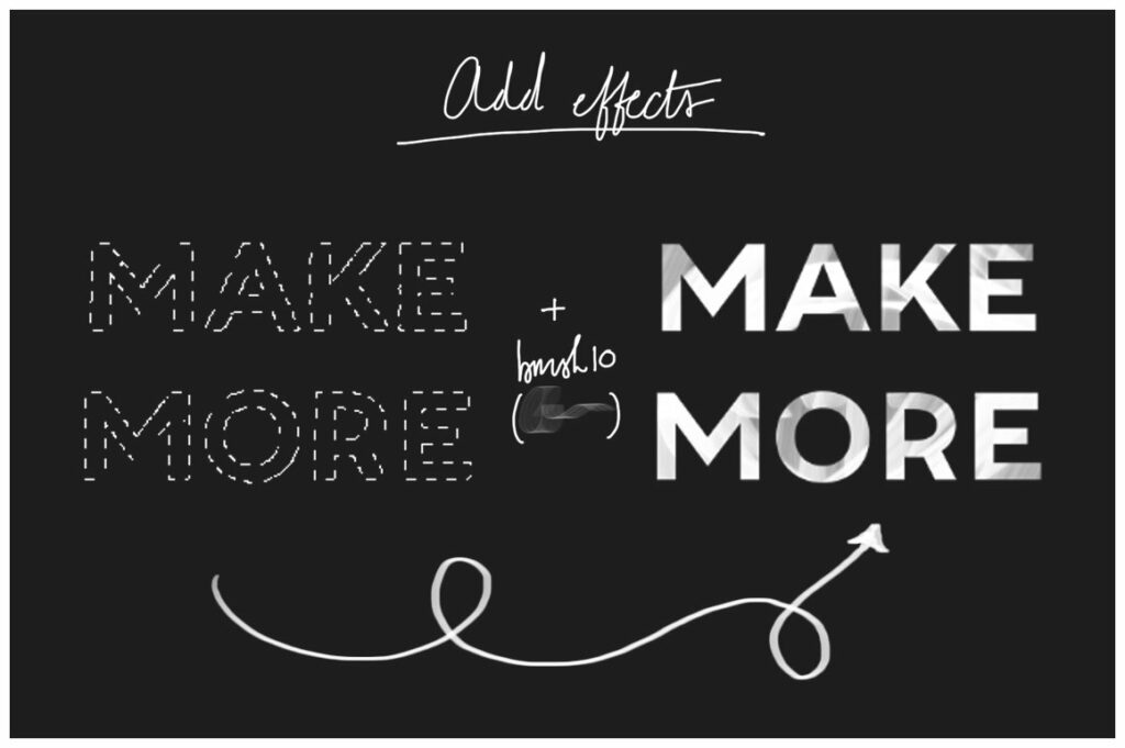 Lettering Brushes For Photoshop – MasterBundles