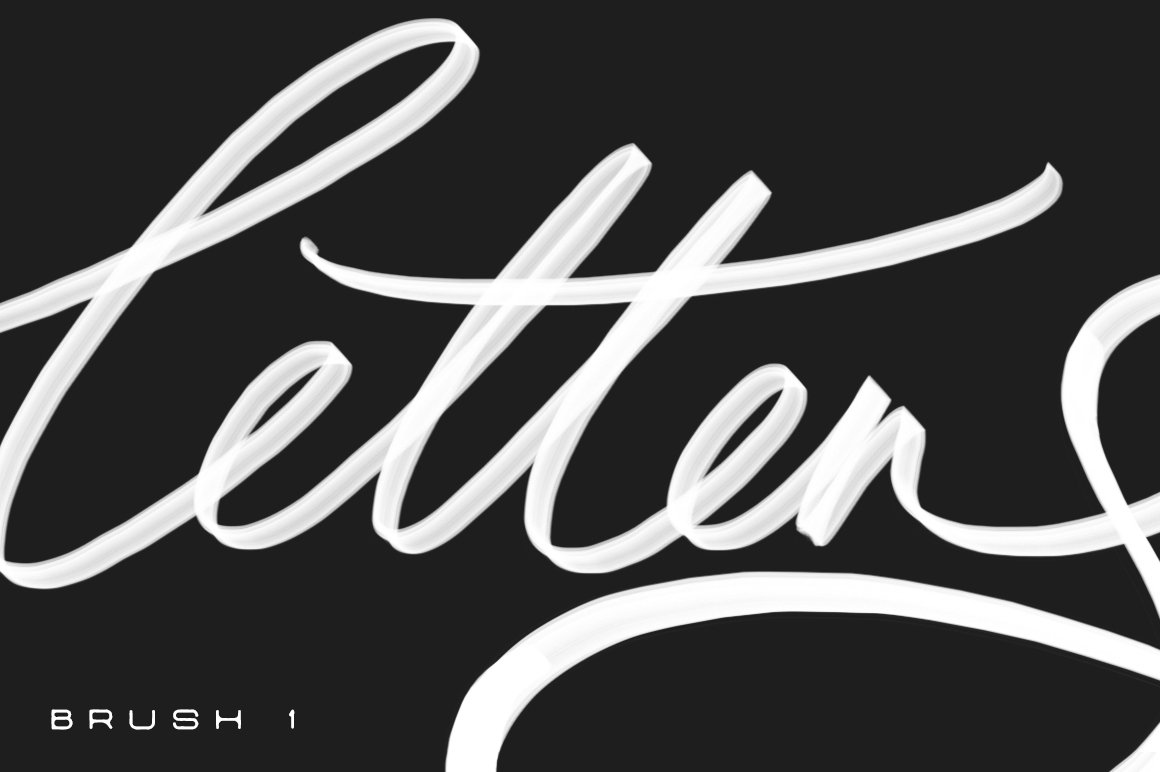 lettering brushes preview 2 update 950