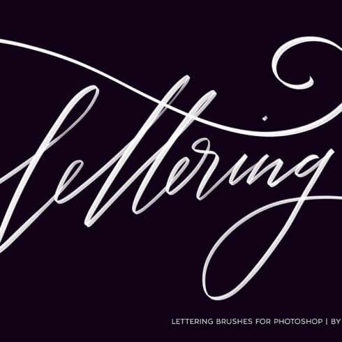 Lettering Brushes For Photoshopcover image.