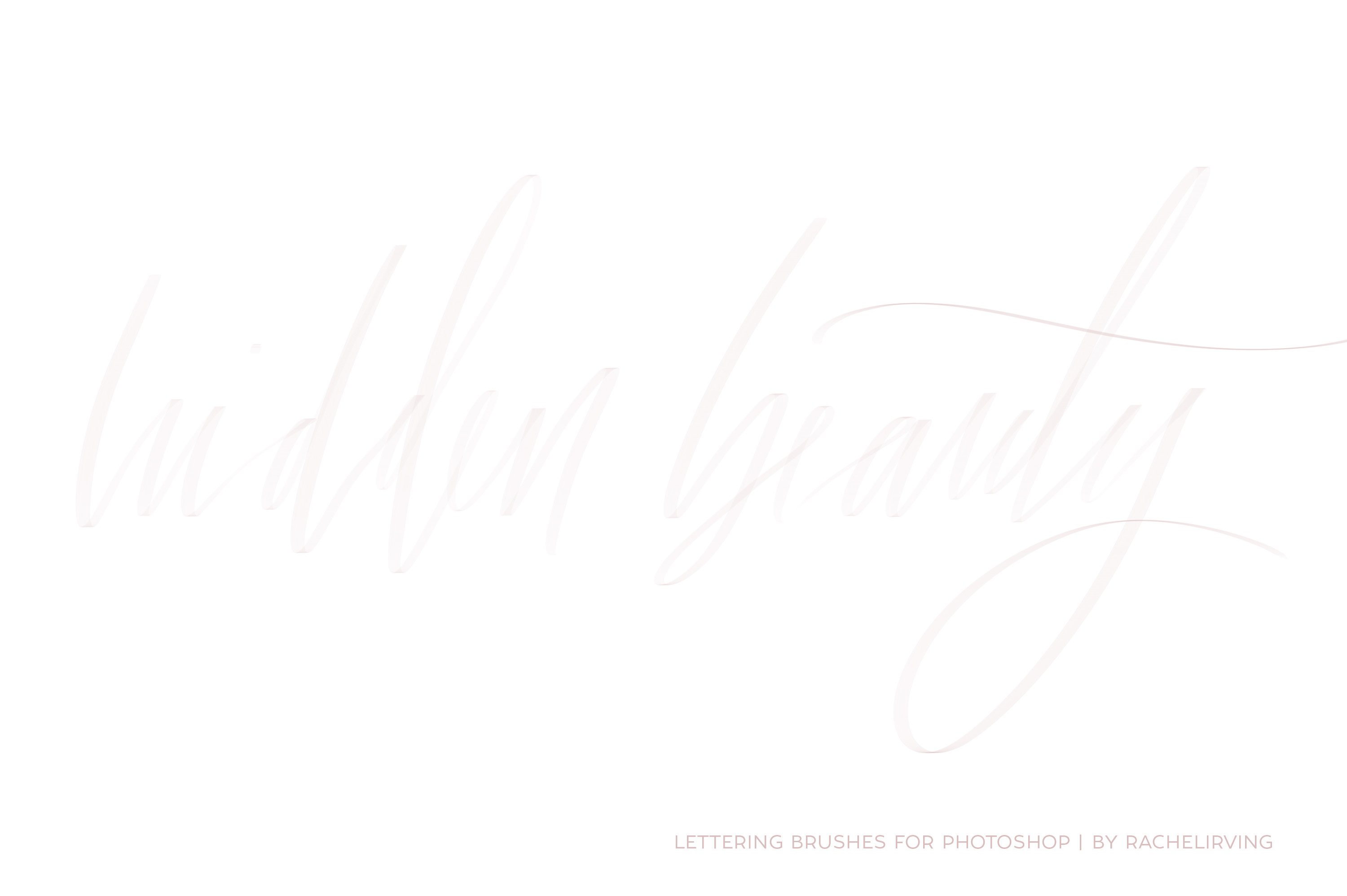 Lettering Brushes For Photoshoppreview image.