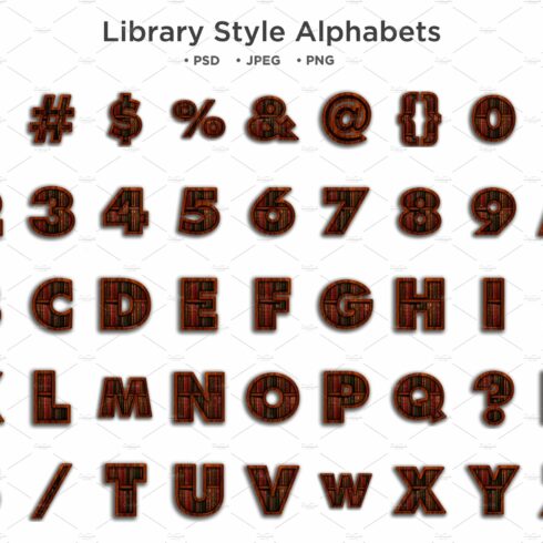 Library Style Alphabet Typographycover image.
