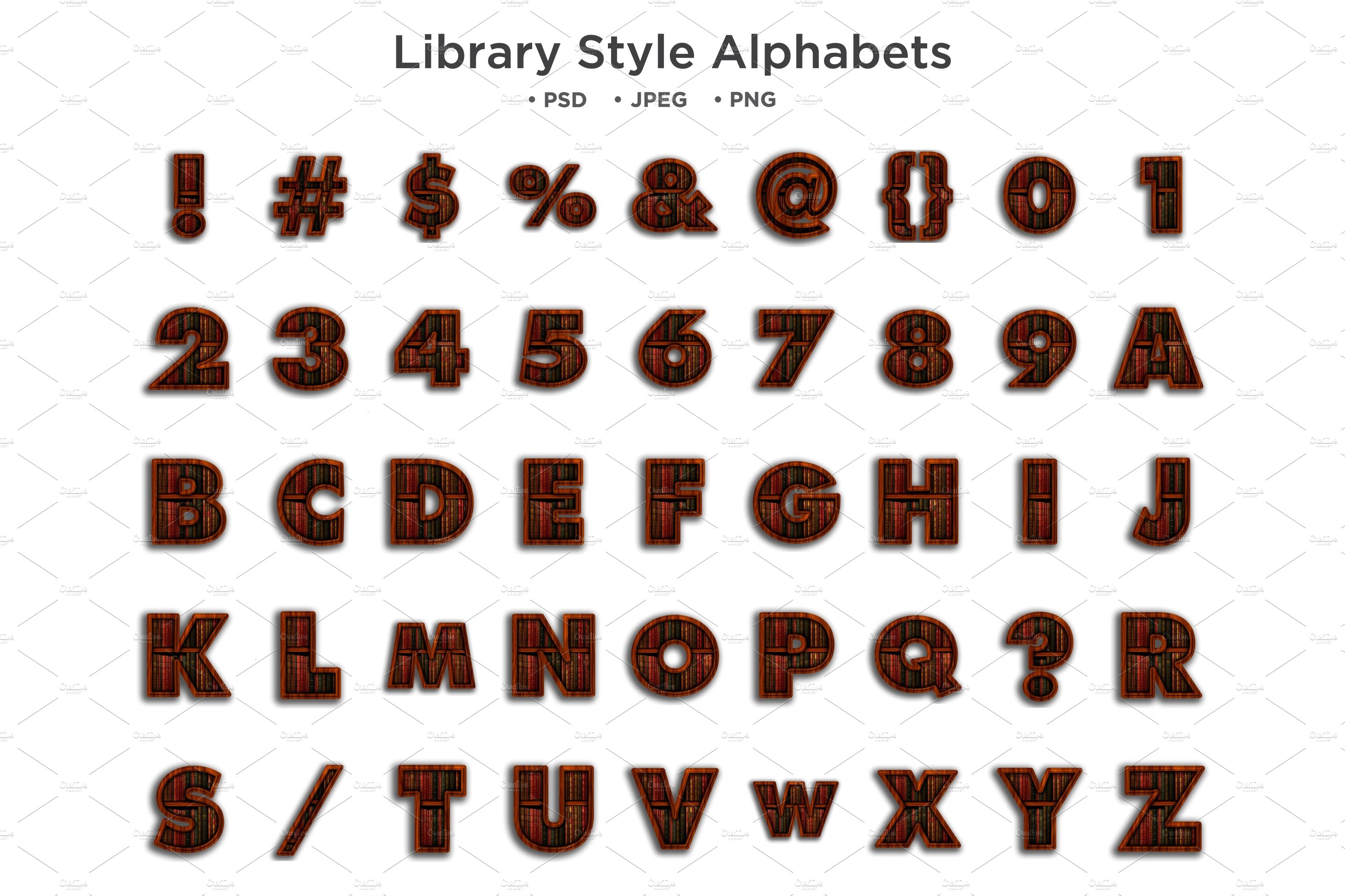 Library Style Alphabet Typographycover image.