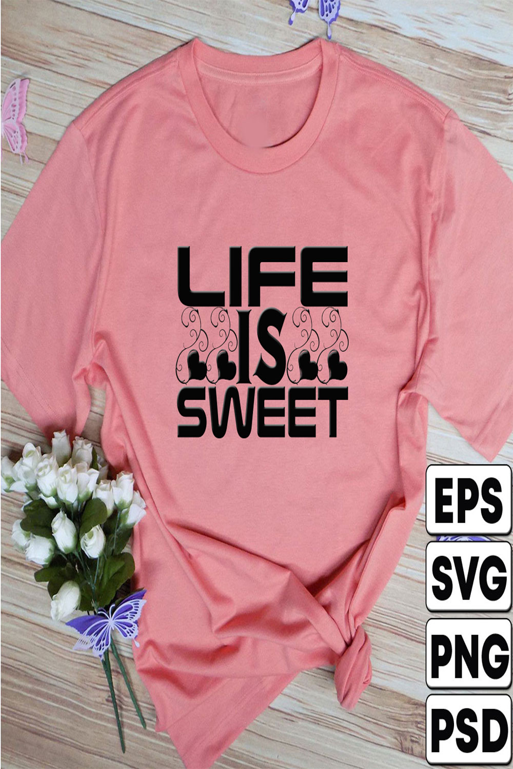 life is sweet pinterest preview image.