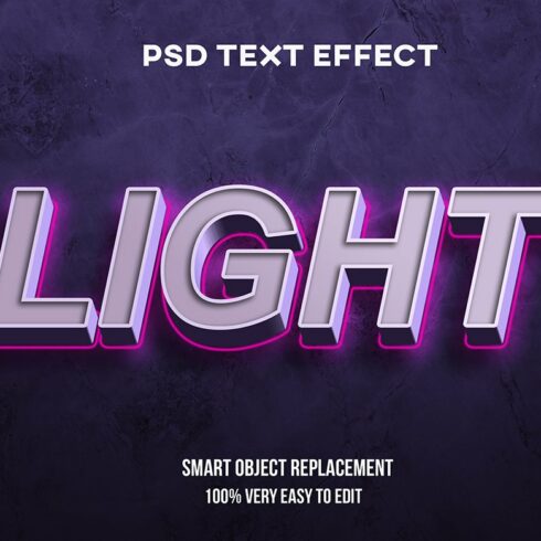 Light Text Effect Psdcover image.