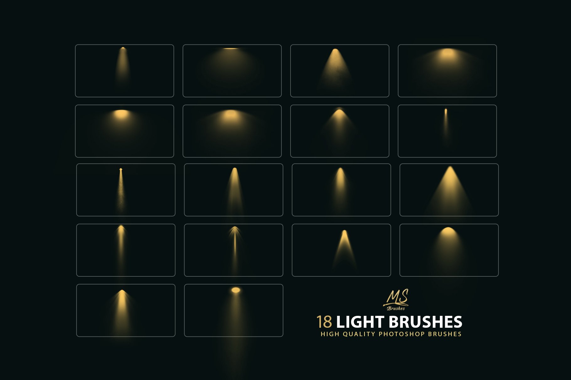 Light Photoshop Brushespreview image.