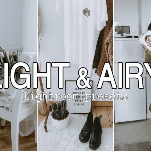 7 Light & airy Presets for Homecover image.