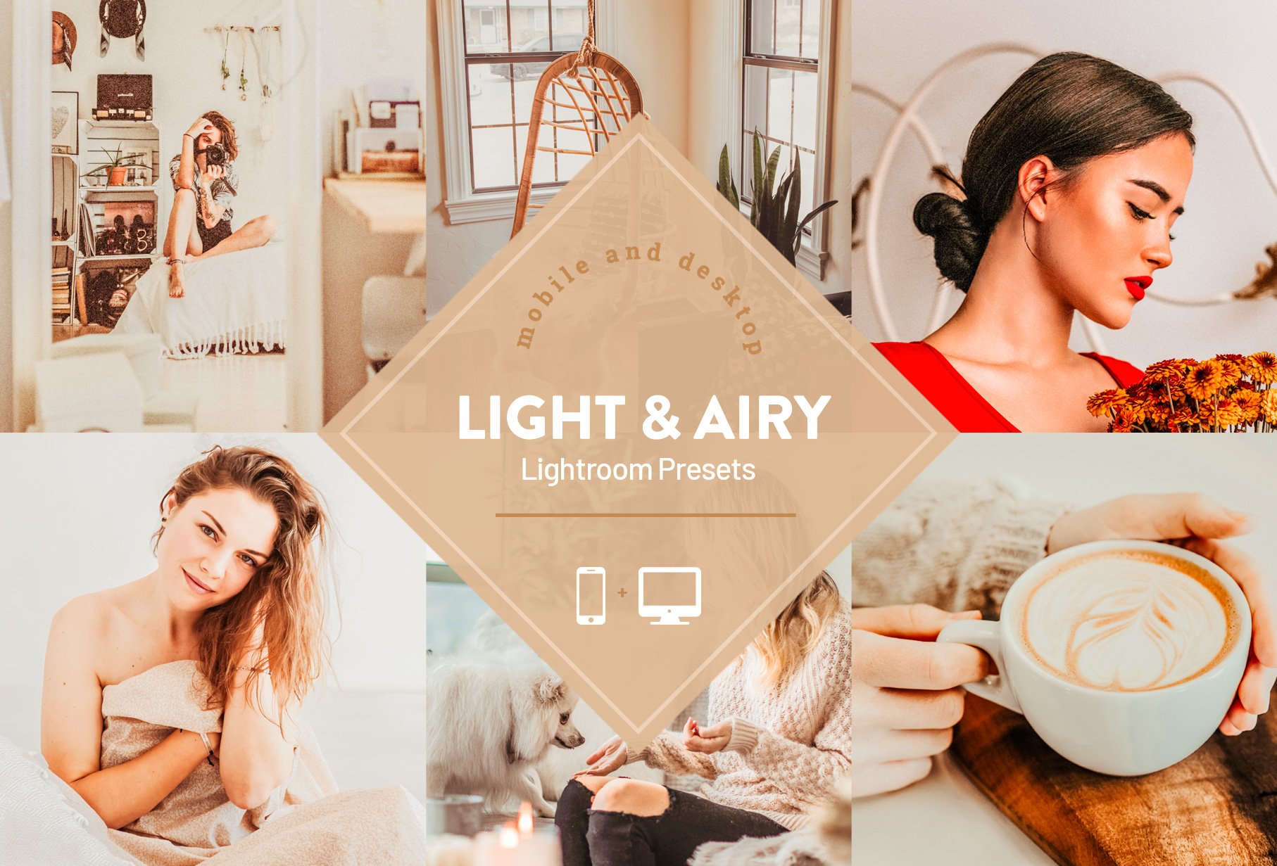 Light and Airy Warm Lightroom Presetcover image.