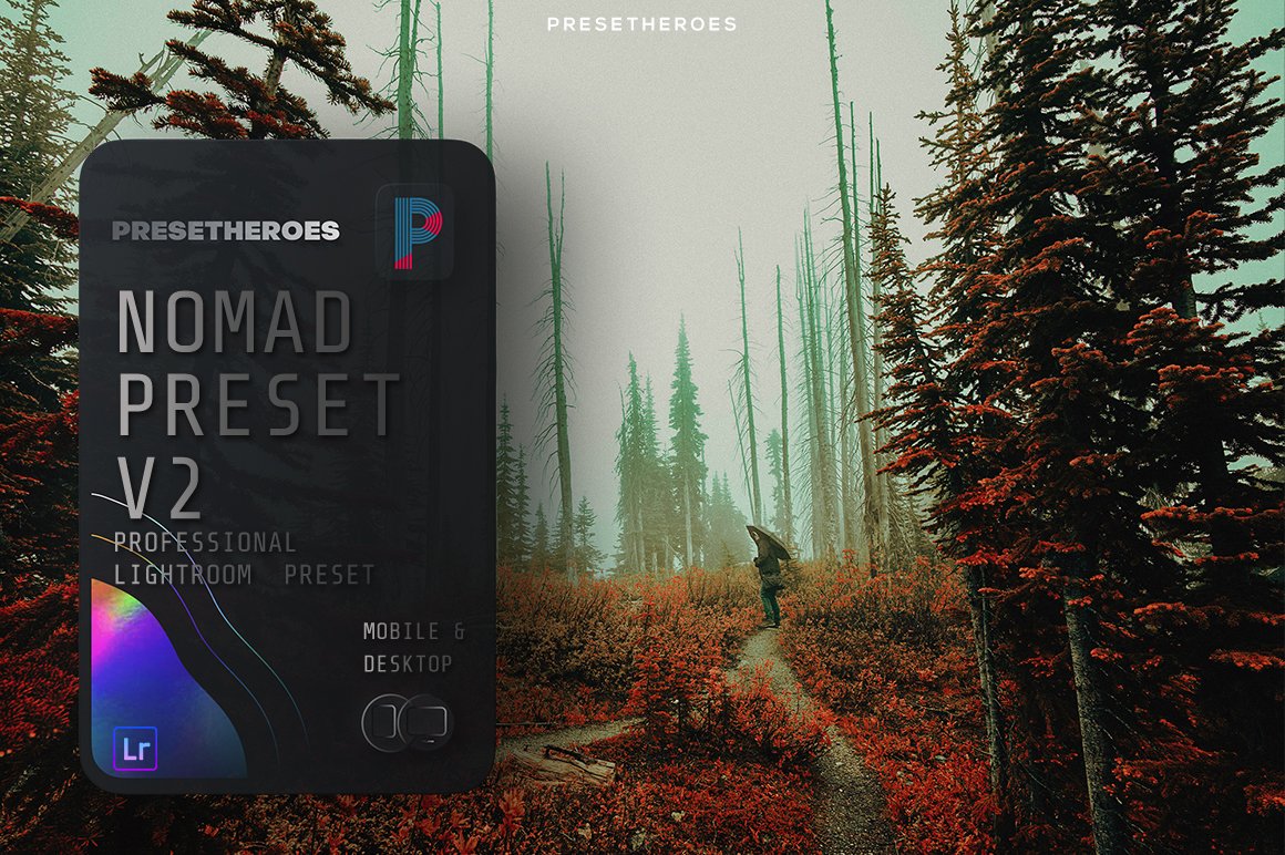 Nomad Lightroom Preset v2cover image.