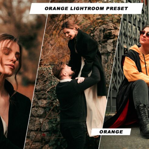 Orange Lightroom Presetcover image.