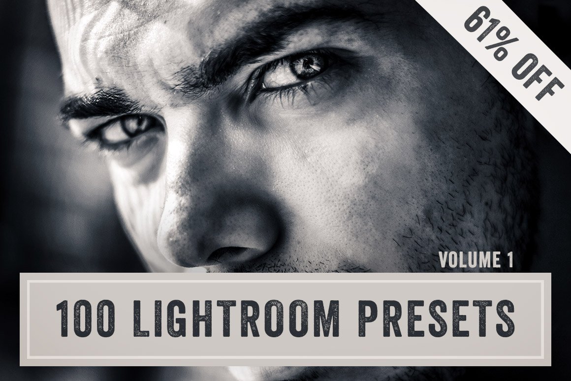 61% Off - 100 Lightroom Presets v1cover image.