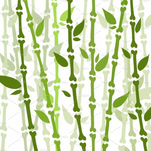 Bunch of green leaves on a white background.