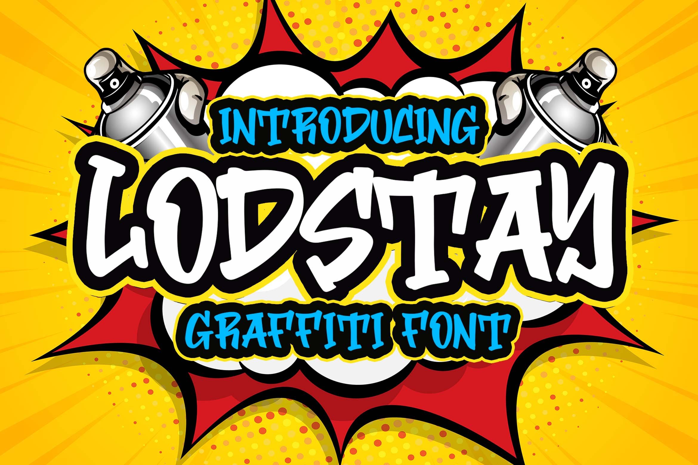 Lodstay - Graffity Font cover image.