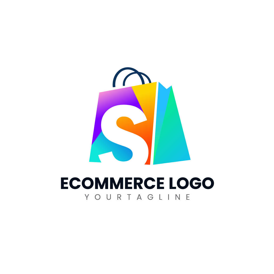 Ecommerce logo - Online Shopping - Shopify logo cover image.