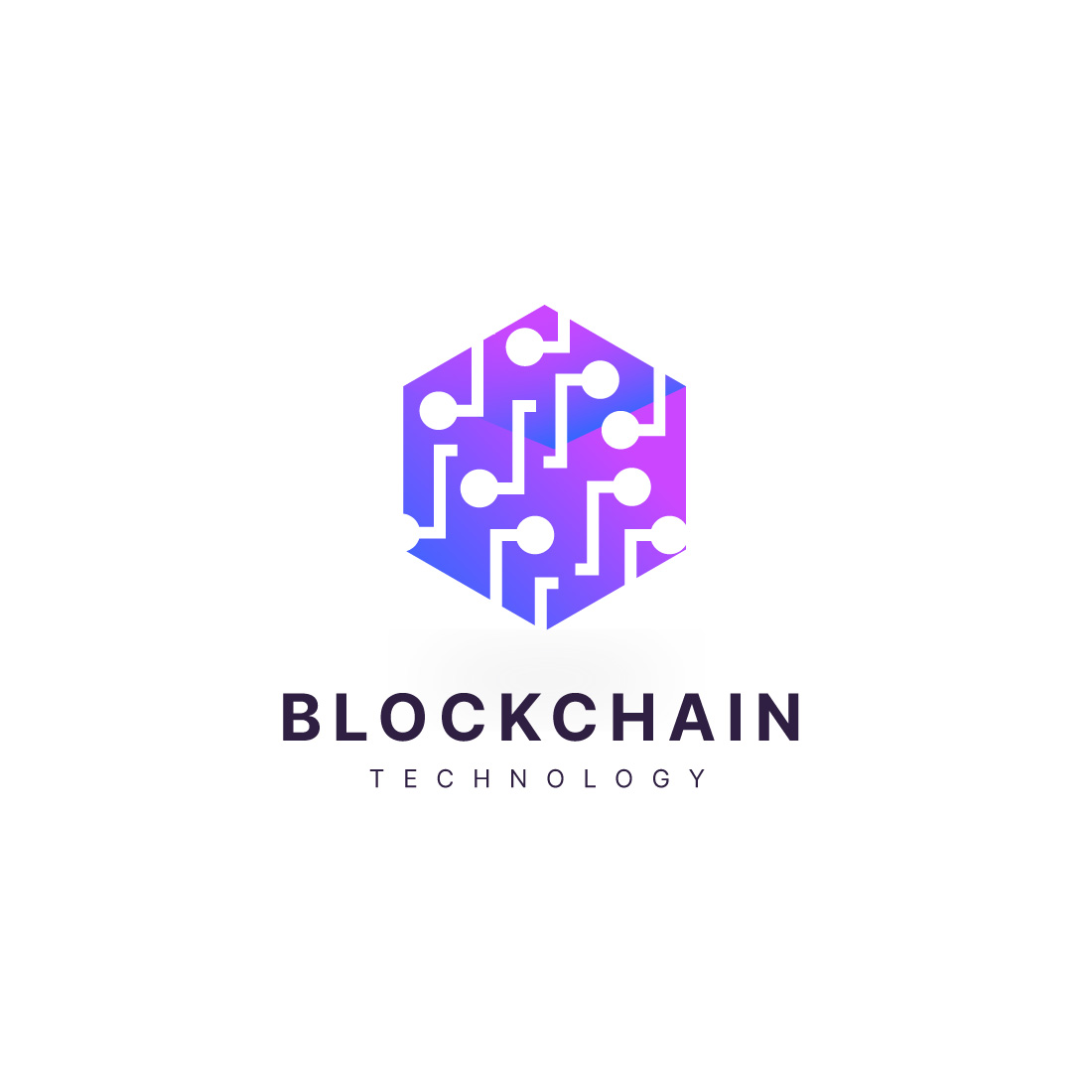 blockchain technology logo, block chain logo, crypto currency logo preview image.