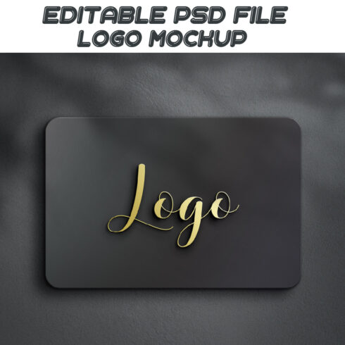 3D Logo Mockup design cover image.